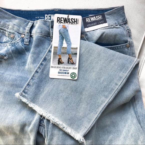 🆕 HIGH RISE STRAIGHT CROP BOYFRIEND JEANS! - Picture 6 of 8